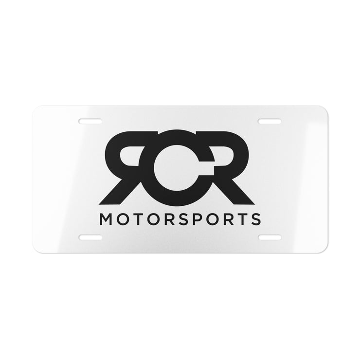 RCR Motorsports Vanity Plate