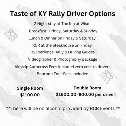 Taste of Kentucky Rally -- see description