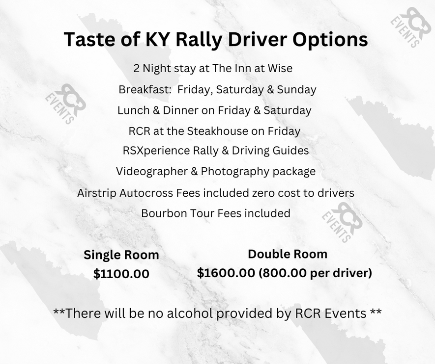 Taste of Kentucky Rally -- see description