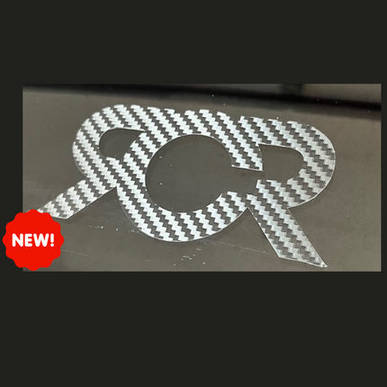 RCR Carbon Fiber Sticker (4 inch X 2 inch)